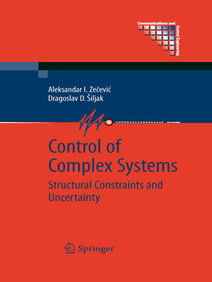 cover image of Control of Complex Systems